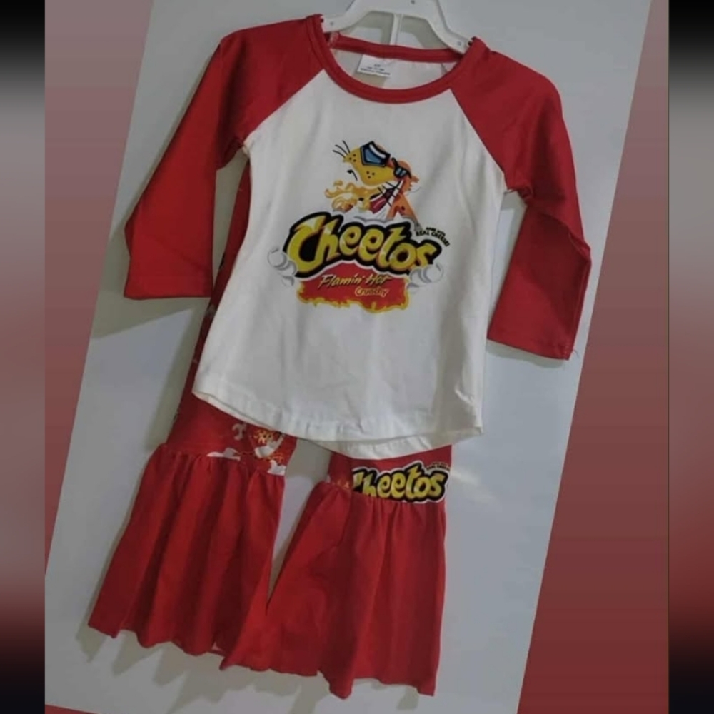 Kids Matching Set - Red and White